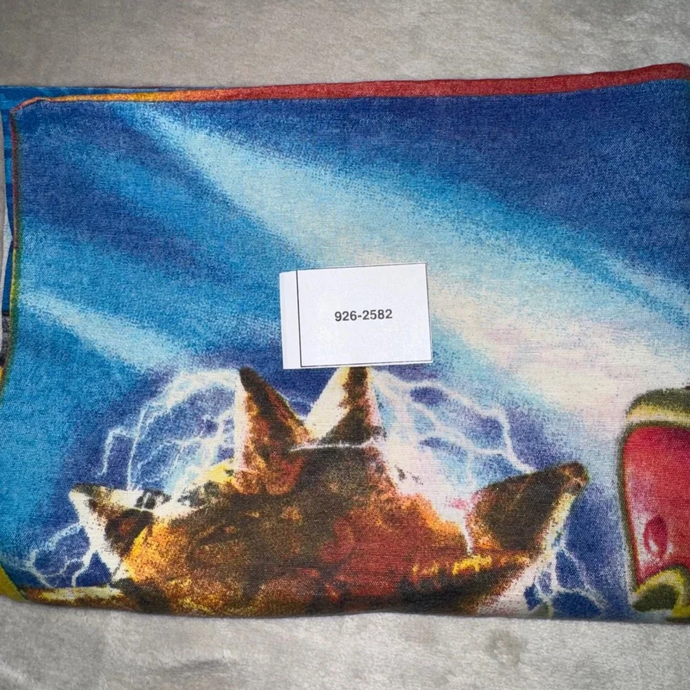 2013 Skylanders Giants Pillowcase Standard Eruptor Tree Rex Gill Grunt Blue